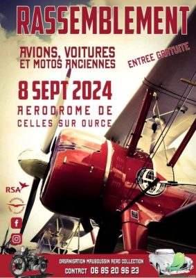 Rassemblement avions, voitures et motos anciennes - 0