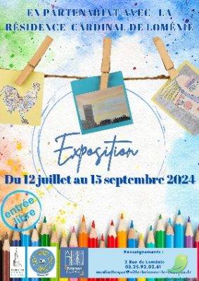 Exposition de l’été : « Quand l’EHPAD s’invite à la médiathèque » - 0