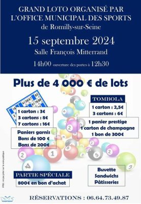 ⚠️ ANNULÉ! Loto Romilly - 0
