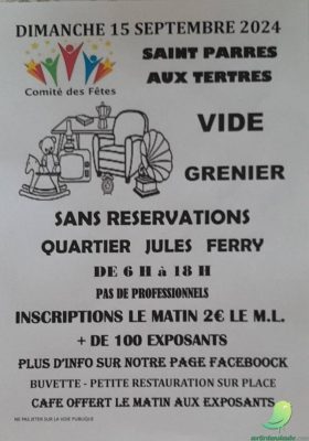 Vide grenier Saint Parres aux Tertres - 0