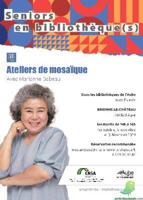 Seniors en bibliothèque(s) : atelier mosaïque - 0