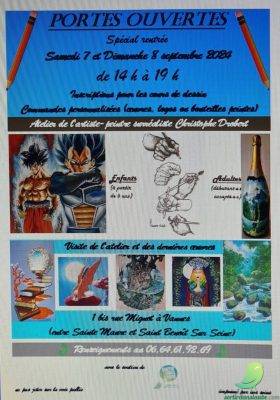 Porte ouverte: atelier de l’artiste Christophe Drobert - 0