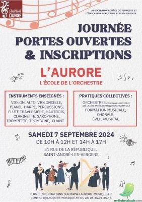 Porte ouverte: école de musique l’Aurore - 0