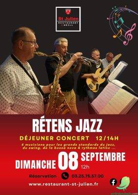 DÉJEUNER CONCERT 12/14h : RÉTENS JAZZ - 0