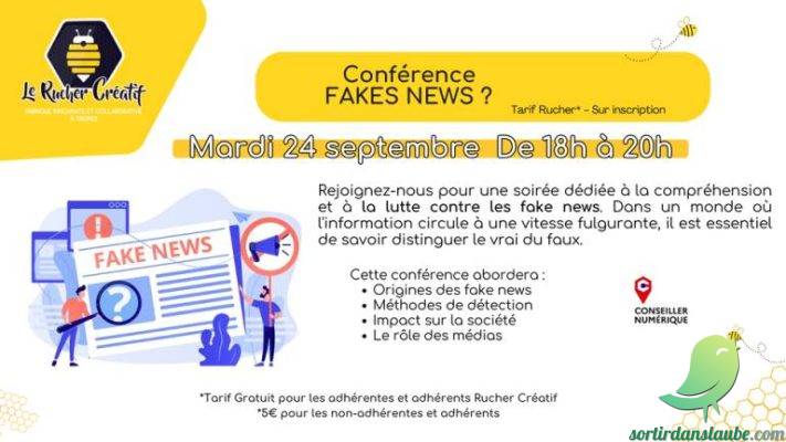 Conférence Démasquer les Fake News - 0