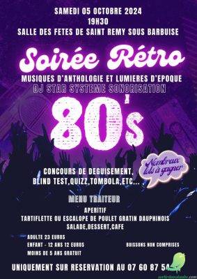COMPLET! Soirée rétro 80&prime; - 0