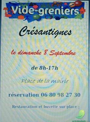 Vide grenier: Crésantignes - 0