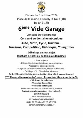 Vide Garage du Club de la Deuche Auboise - 0