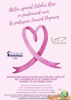 Octobre Rose: atelier pâtisserie chez Laurent Duparcq - 0