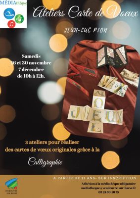 Atelier Cartes de Voeux calligraphie artistique - 0