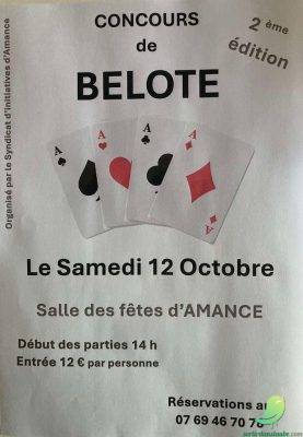 Concours de belote - 0