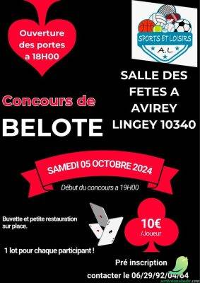Concours de belote - 0
