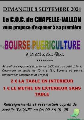Bourse puériculture - 0