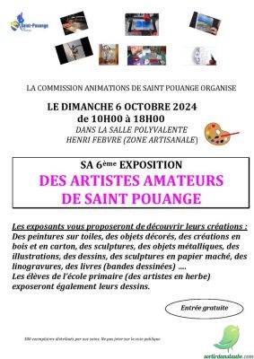6 EME EXPOSITION DES ARTISTES AMATEURS DE SAINT POUANGE - 0