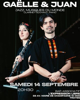 Concert Gaëlle & Juan clarinette, chant et piano - 0