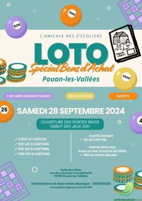 ANNULÉ! Loto: Pouan les Vallées - 0