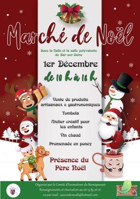 Marché de Noel: Bar sur Seine - 0