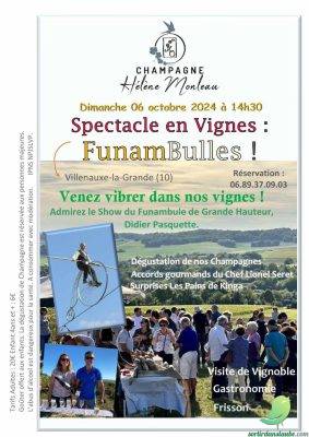 Spectacle en vigne: FunamBulles! - 0