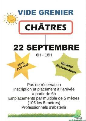 Vide grenier: Châtres - 0