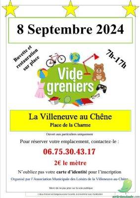 Vide grenier: la Villeneuve au Chêne - 0
