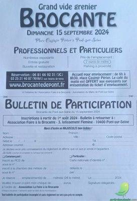 Vide grenier: Pont sur Seine - 0