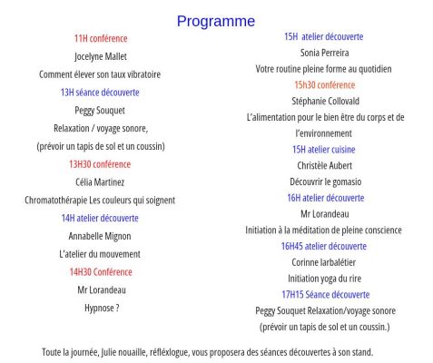 Journée du bien-être - 1