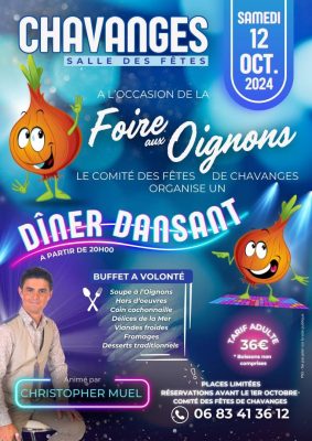 Dîner dansant à l&rsquo;occasion de la Foire aux Oignons - 0