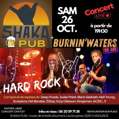 Concert live Burnin&rsquo;waters - 0