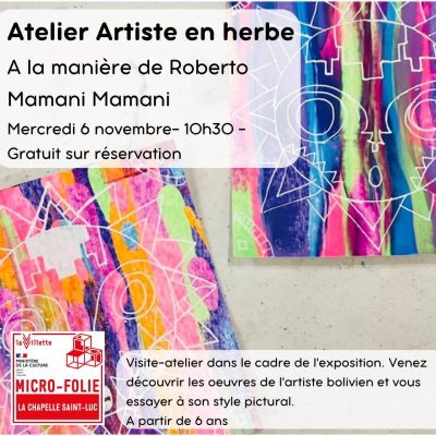 Artiste en herbe: à la manière de Roberto Mamani Mamani - 0