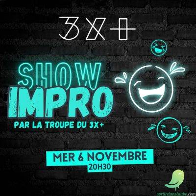 Soirée improvisation par la troupe du 3X+ - 0