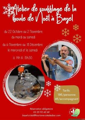 Atelier de soufflage de la boule de Noël - 0