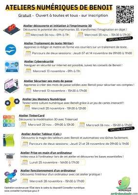 Atelier numérique Tinkercad - 0