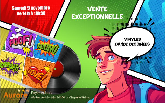 VENTE EXCEPTIONNELLE DE VINYLES & BANDES DESSINÉES - 0