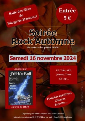 CBAM : Soirée Rock Automne - 0