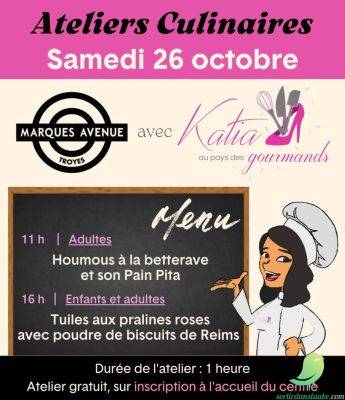Ateliers culinaires gratuits - 0