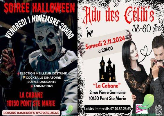 Soirée Halloween et soirée célibataire - 0