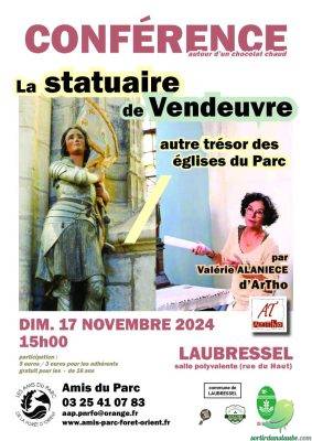 Conférence « La statuaire de Vendeuvre, autre trésor des églises du Parc » - 0