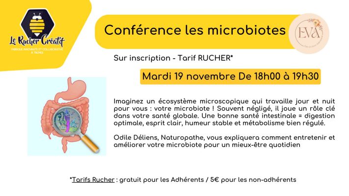 Conférence Les microbiotes - 0
