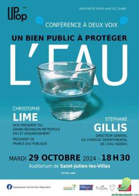 Conférence: l&rsquo;eau bien commun ou bien marchand? - 0