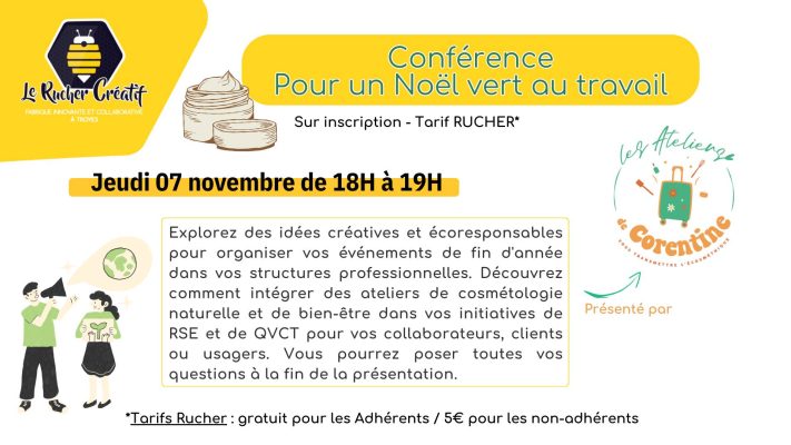 Conférence « Pour un Noël vert au travail » - 0