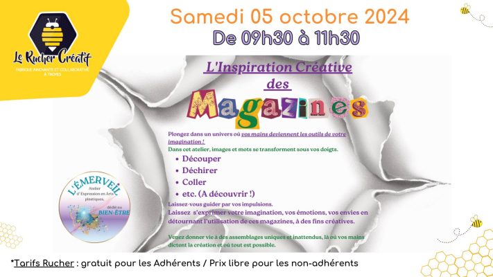 Atelier « L&rsquo;inspiration créative des magazines » - 0