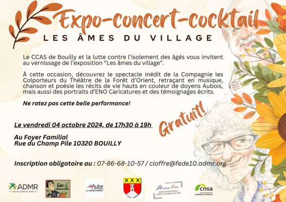 Expo-concert-Cocktail « Les âmes du village » - 0