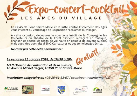 Expo-concert-Cocktail « Les âmes du village » - 0