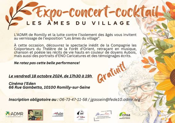 Expo-concert-Cocktail « Les âmes du village » - 0