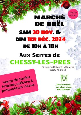 Marché de Noël: Serres de Chessy les prés - 0