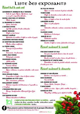Marché de Noël: Serres de Chessy les prés - 1