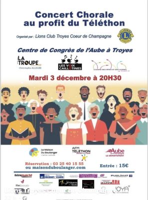 Concert chorale en faveur du Téléthon - 0