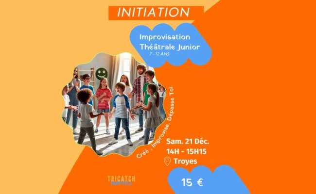 Initiation : Improvisation théâtrale Junior 7-12 Ans - 0