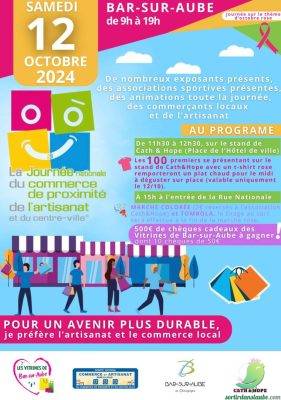 JOURNÉE NATIONALE DU COMMERCE, DE PROXIMITÉ, DE L&rsquo;ARTISANAT ET DU CENTRE-VILLE - 0