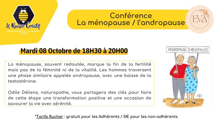 Conférence la ménopause / l&rsquo;andropause - 0